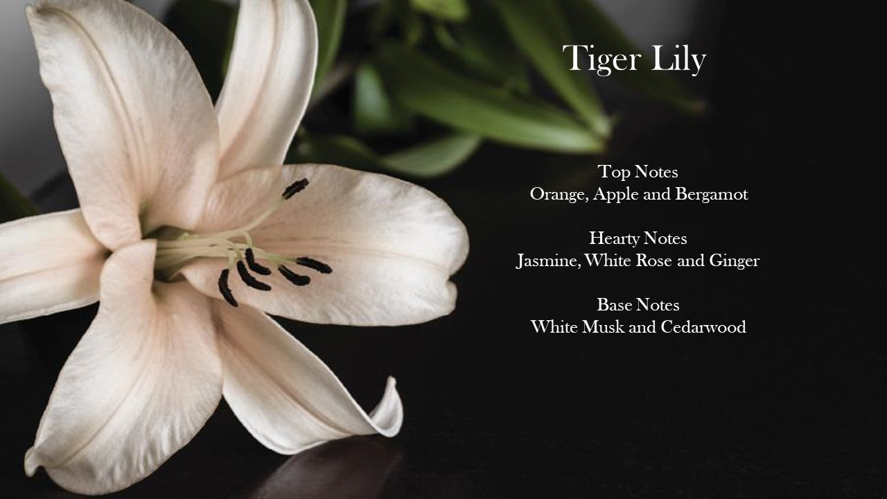 Luxury Botanical Tiger Lily Candle